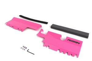 Subaru WRX STI Radiator Shroud - Perrin Performance - Without OEM Intake Scoop - Hyper Pink - `15-`21 Subaru WRX STI Radiator Shroud - Perrin Performance - Without OEM Intake Scoop - Hyper Pink - `15-`21